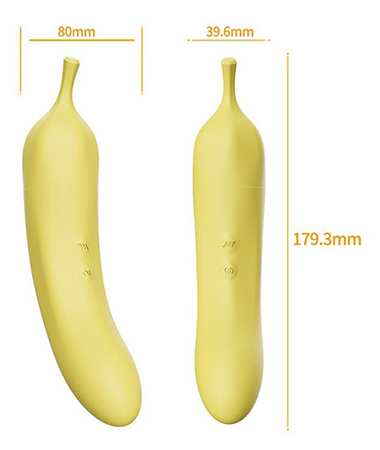 parameters zuig en pulserende vibrerende banaan